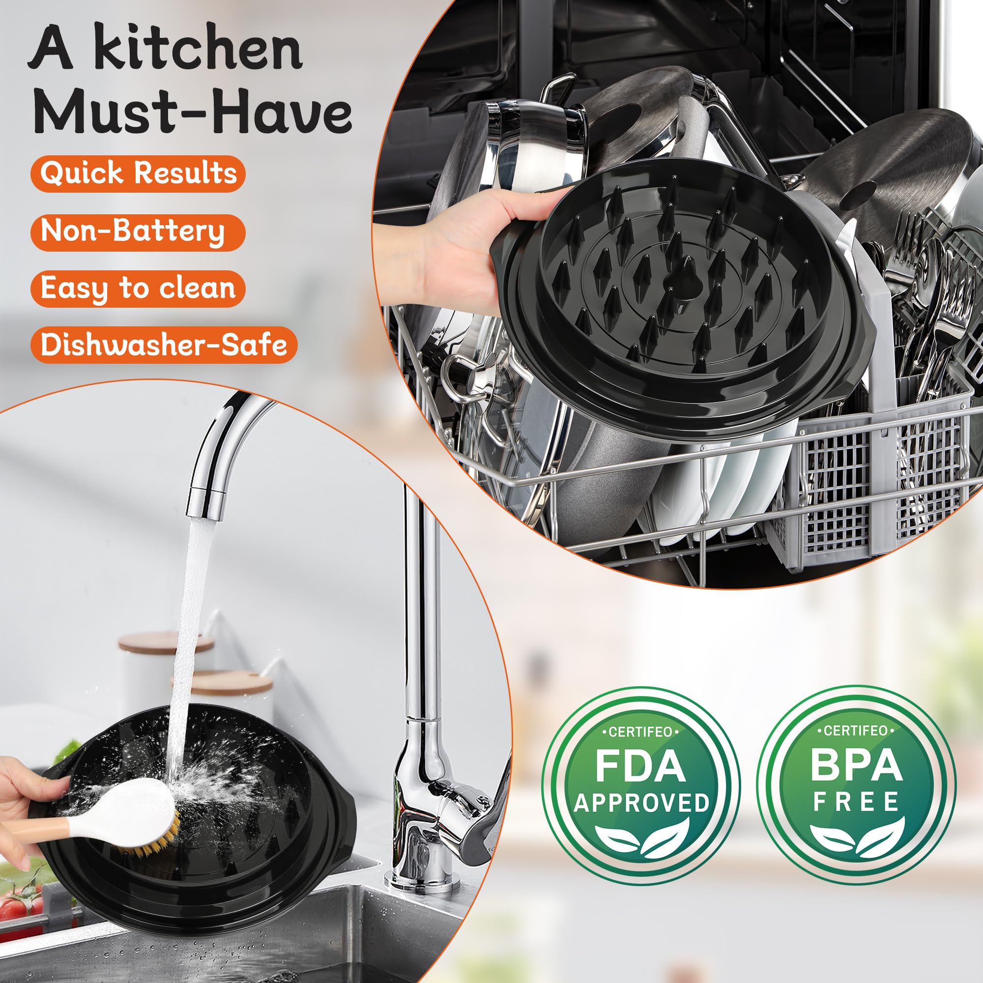 Beiyunee Dishwasher-safe design for easy cleanup.