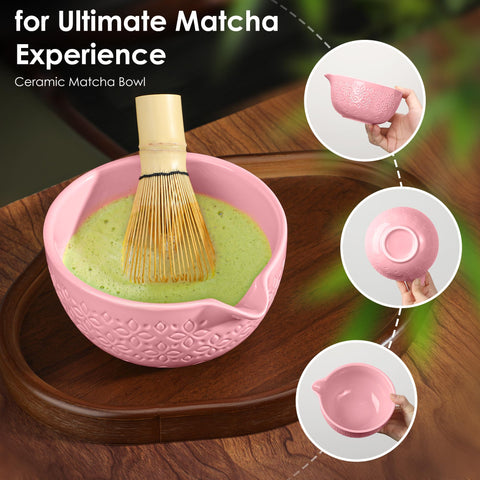 Beiyunee whisk holder keeps the chasen organized and dry.