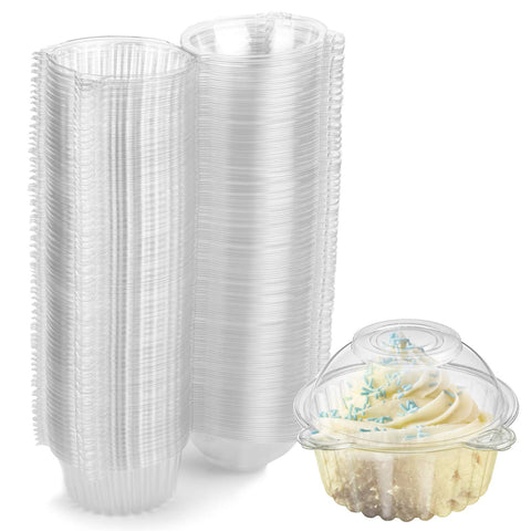 Bekith 150-pack clear container preserves freshness for dessert tables and gifts.