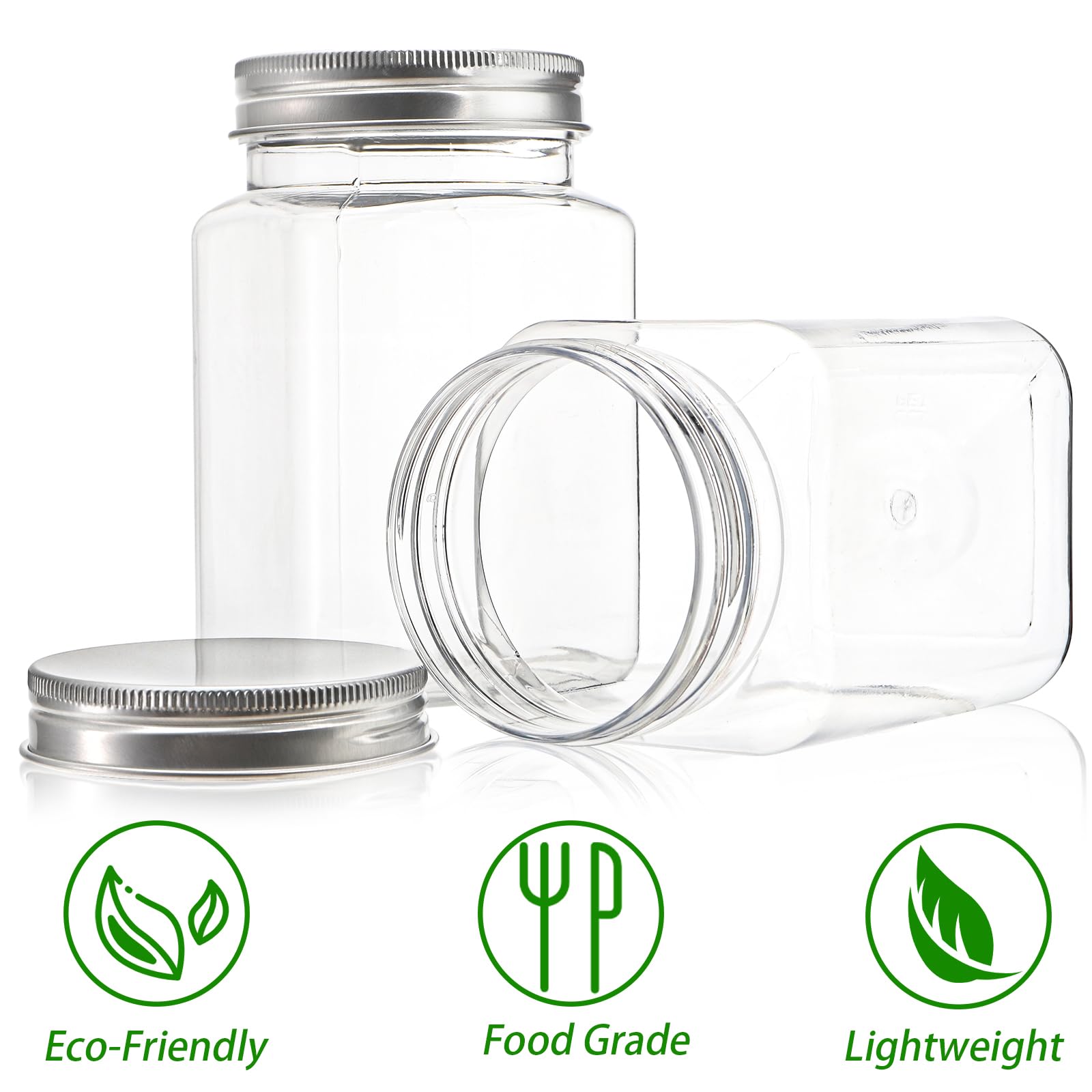 Bekith BPA-free durable jar ensures safe food storage and reuse.