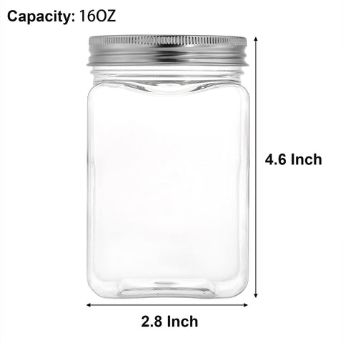 Bekith BPA-free plastic jars designed for safe, reusable storage.
