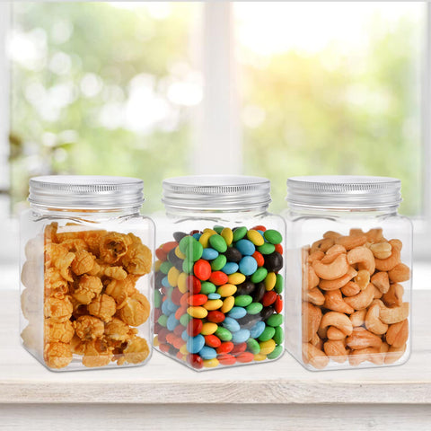 Wide-mouth jars are easy to fill and scoop, then wash.