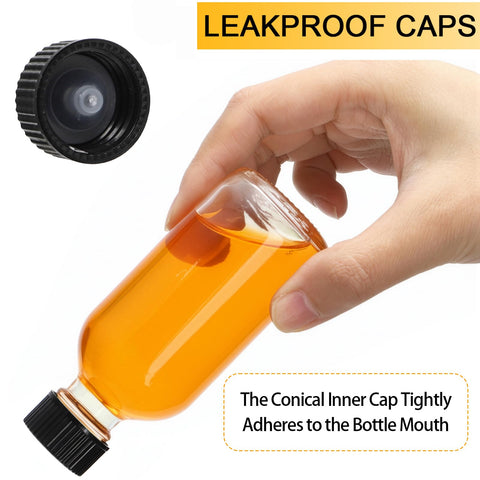 Bekith essential oil storage in durable clear glass bottles