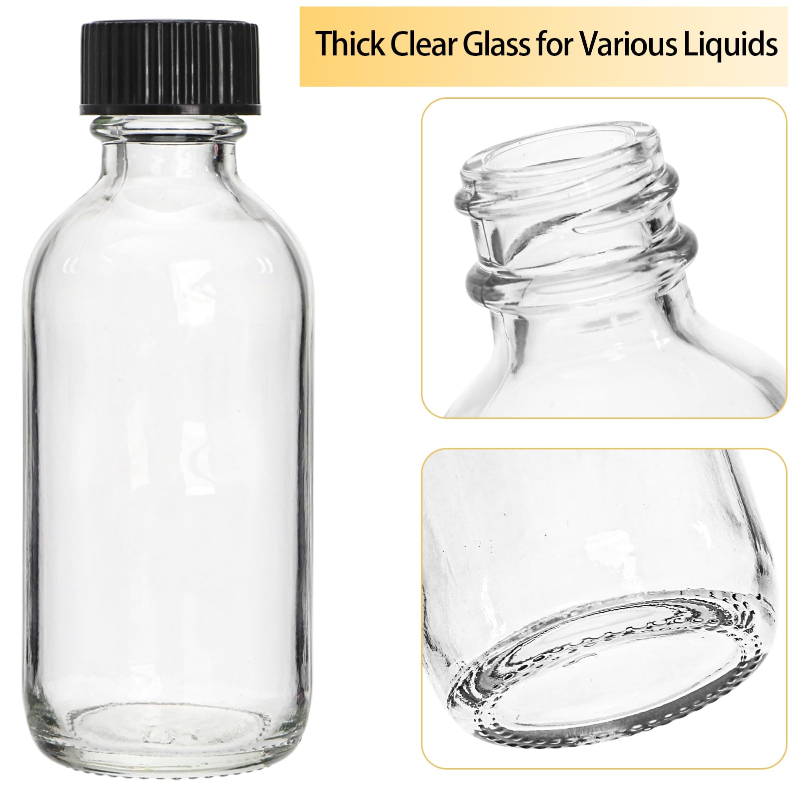 Bekith glass bottle ready for labeling and customization