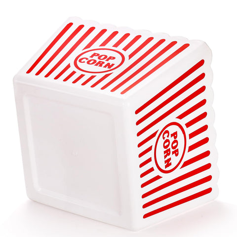 Bekith large 9 inch square popcorn bucket ready to share.
