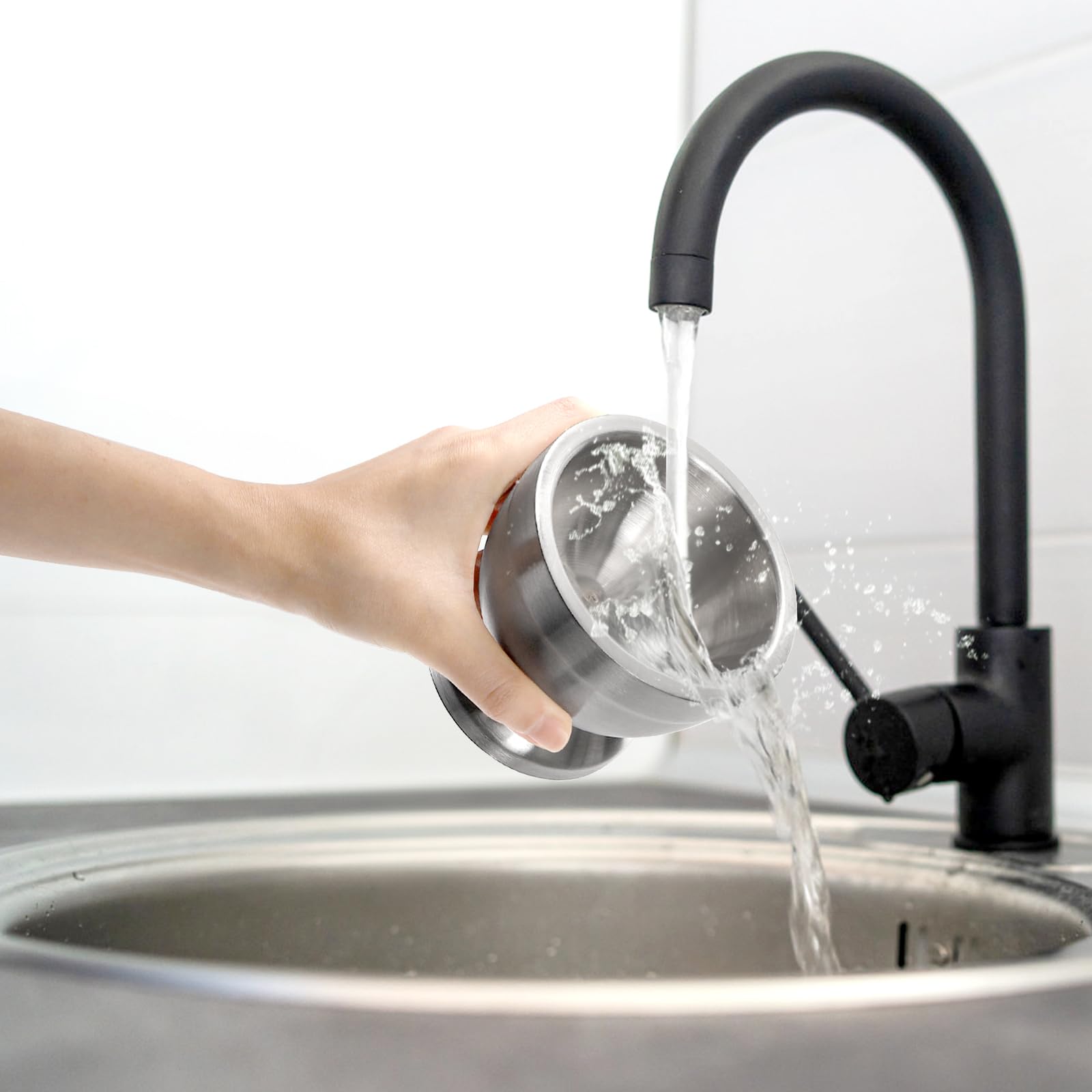 Bekith mortar-pestle rustproof stainless steel preserves flavor during grinding