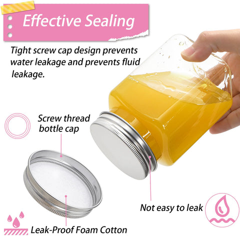 Bekith jars store peanut butter, honey, jam, or snacks neatly.