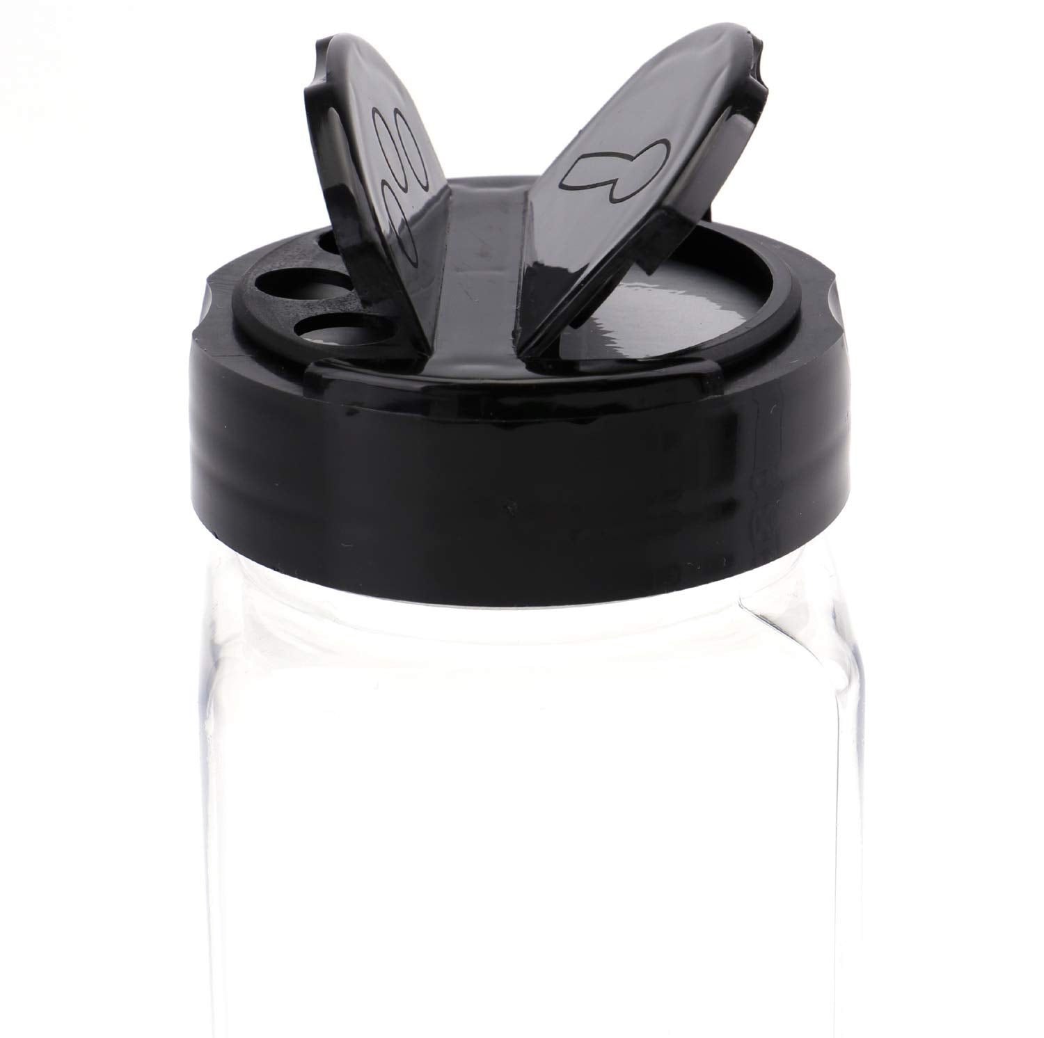 Bekith two-sided flip tops for easy shaking or pouring.