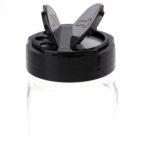 Bekith two-sided flip tops for easy shaking or pouring.