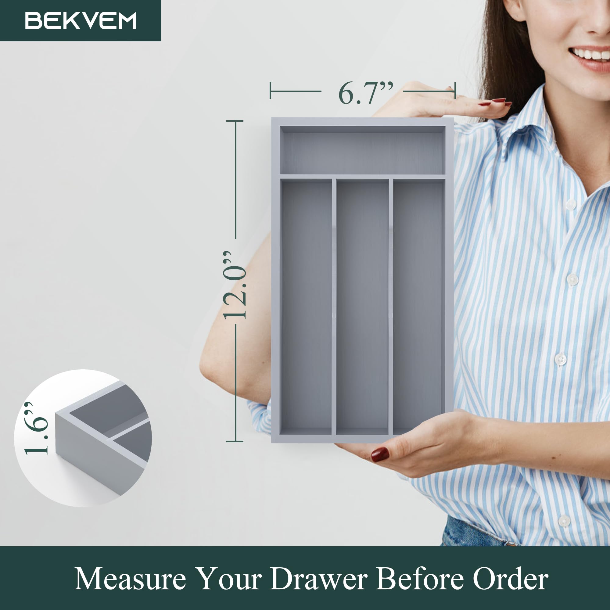 BEKVEM durable reinforced construction stands up to daily use