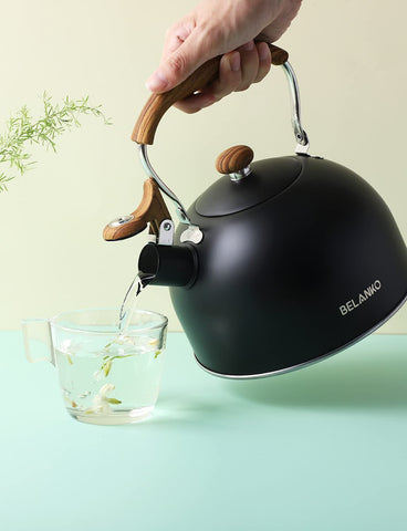 BELANKO wood-pattern design adds a touch of elegance to your stovetop.