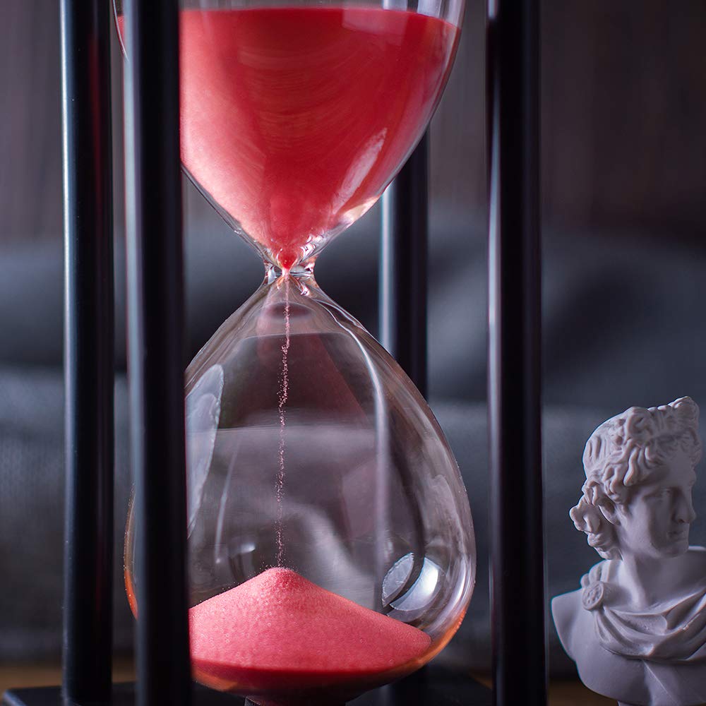 BELLAWARE wooden frame hourglass styled for gift-ready decoration.