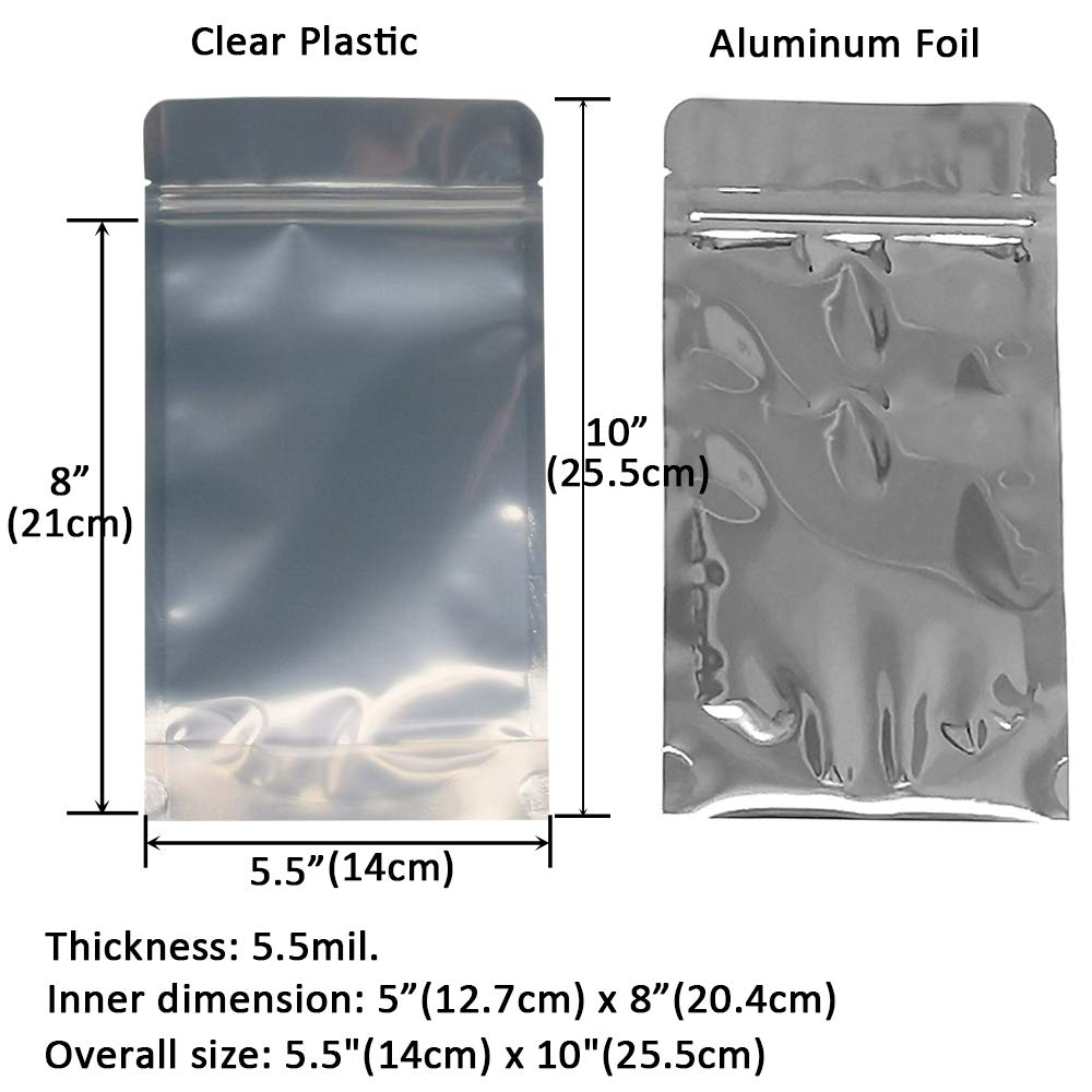 Belinlen resealable zipper closure preserves freshness and prevents leaks.