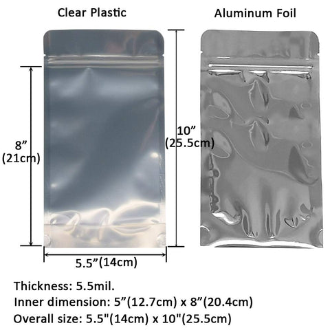Belinlen resealable zipper closure preserves freshness and prevents leaks.