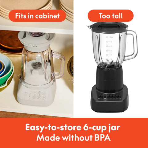 BELLA 10-speed control dial highlights versatile blending options.