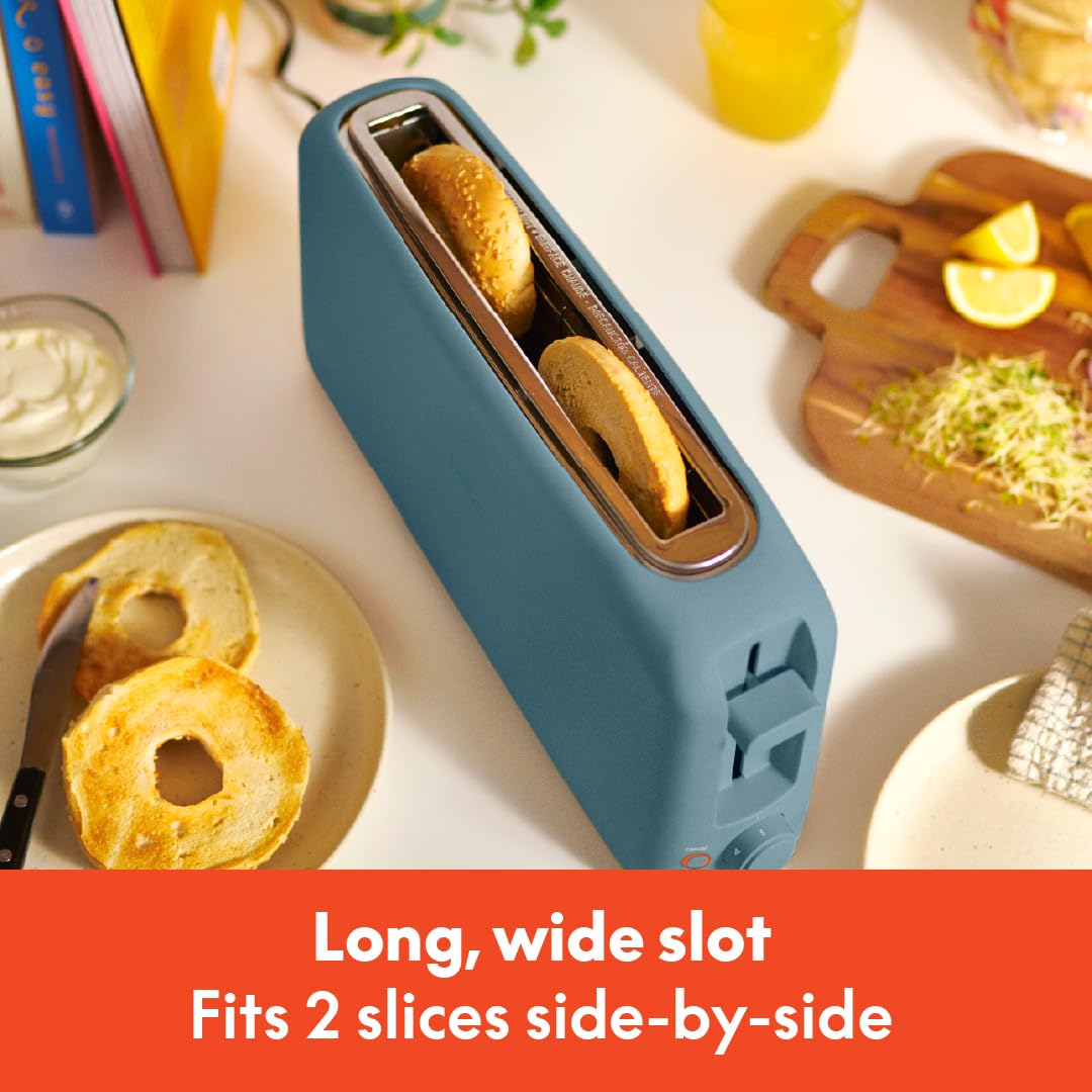 Bella 2-Slice Slim Toaster auto shutoff provides safe, worry-free operation.
