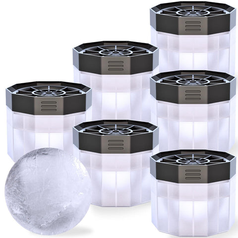 Bella Amazing Premium Ice Ball Molds create large 2.5-inch spheres for slow-melting drinks.