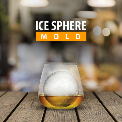 Bella Amazing ice sphere molds suit whiskey, cocktails, and fruit-infused drinks.