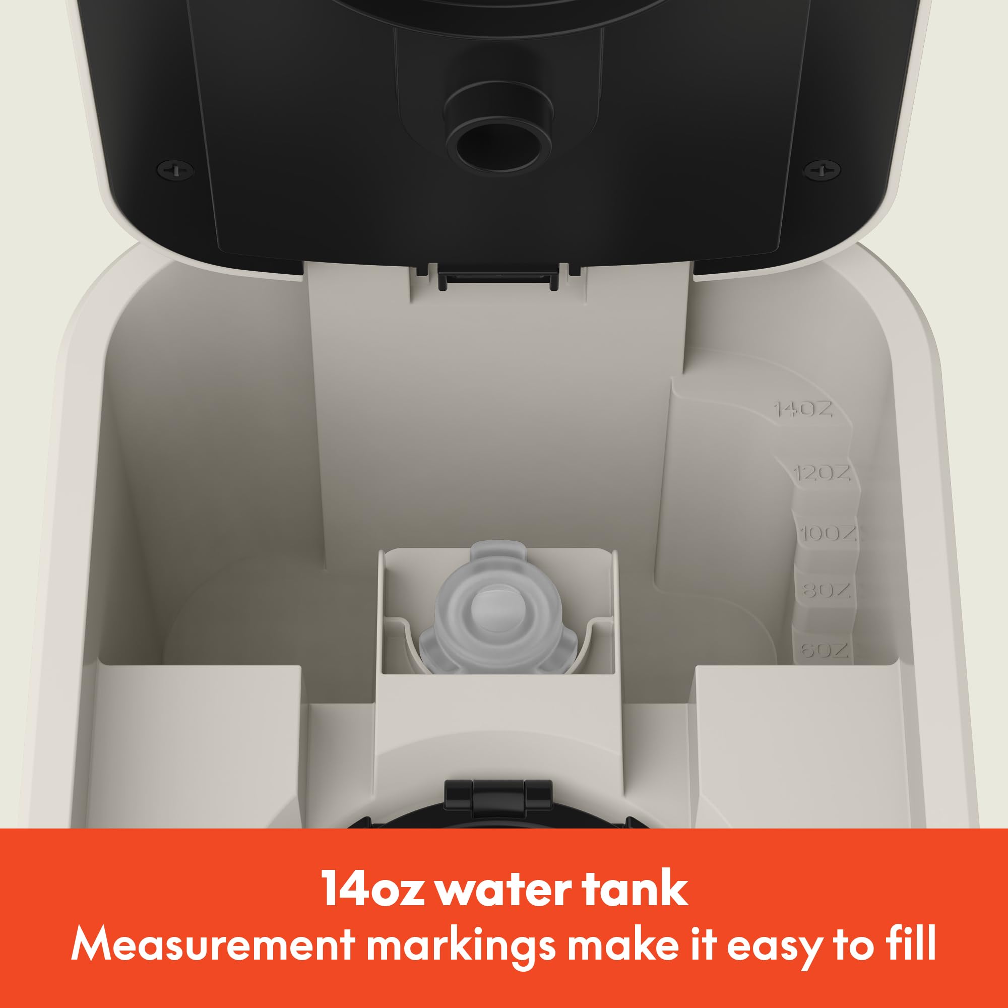 Bella brewer in Oatmilk color adds stylish kitchen accent.