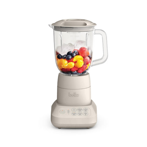 BELLA Flip and Store blender jar shown, saving cabinet space for busy kitchens.