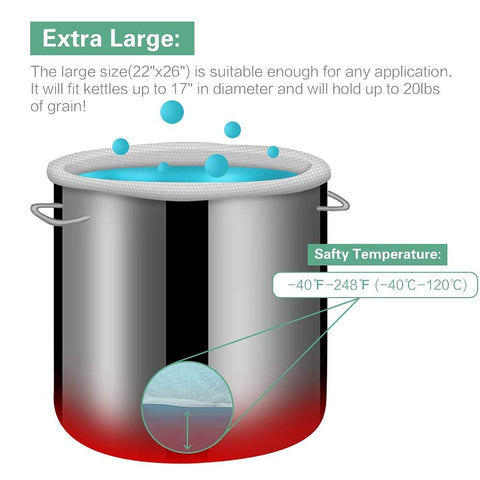 Bellamei Brew Bags drawstring closure demonstrates secure fastening