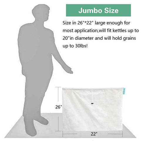 Bellamei Brew Bags set of 3 ready for multiple brew days