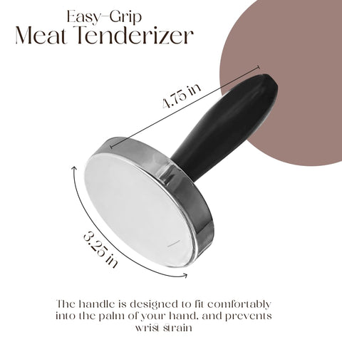 Bellemain chicken breast tenderizer evenly flattens fillets for uniform cooking