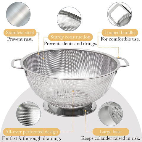Bellemain colander is dishwasher-safe, simplifying post-cook cleanup.