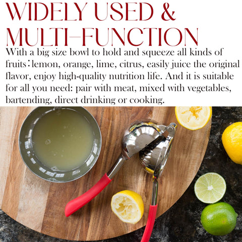 Bellemain ergonomic-grip-hand-juicer with silicone handles for comfortable squeezing