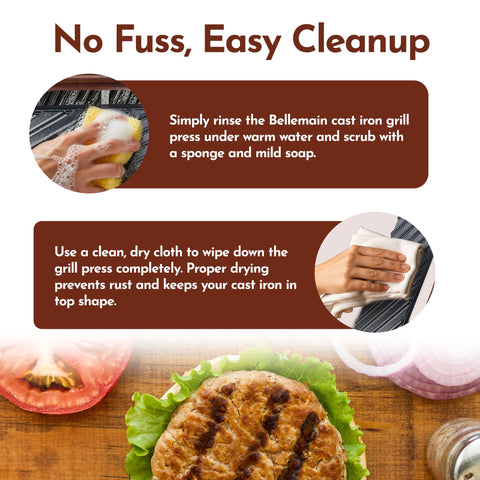 Bellemain panini sandwich press in action