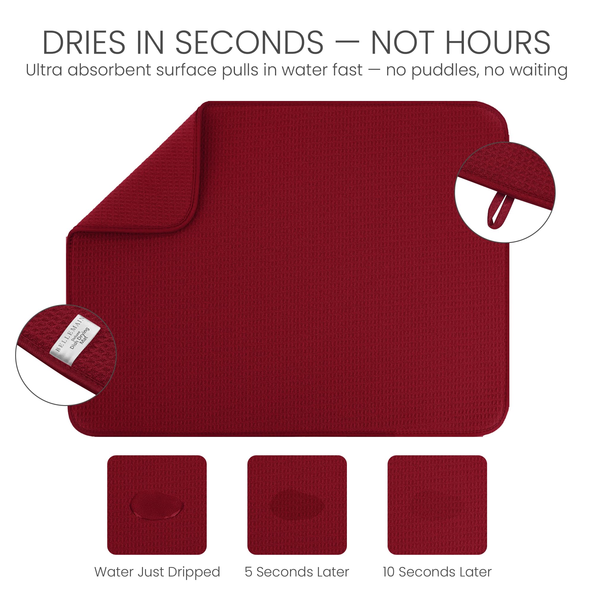 Bellemain thick stylish mat emphasizes premium look and counter protection