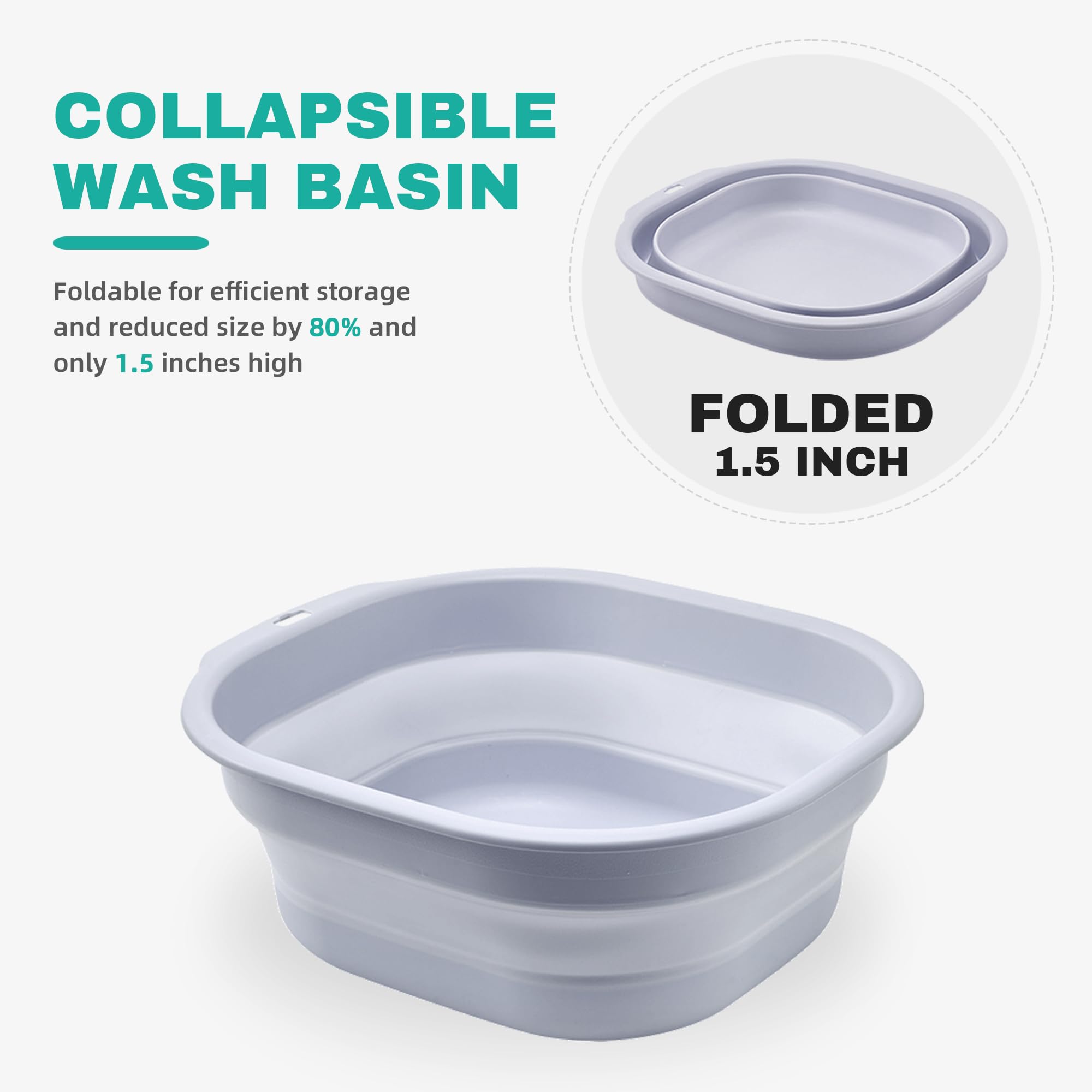 Bellglee wash basin set ready for camping and outdoor use