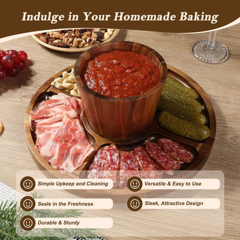Bellsal acrylic dome lid remains transparent for easy viewing of treats.