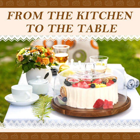 Bellsal gift-ready cake stand with dome lid for versatile gifting