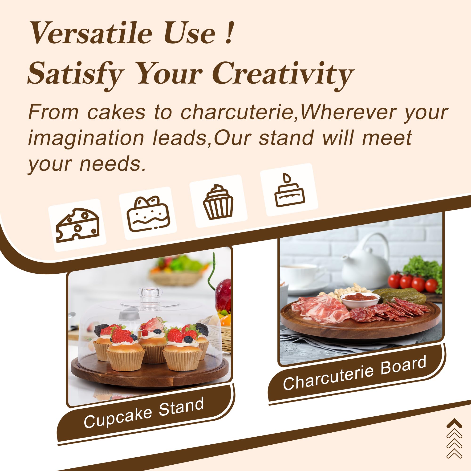 Bellsal minimalist cake stand suitable for weddings and celebrations