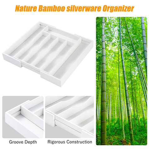 Bellsal multipurpose drawer organizer suitable for kitchen and bedroom.