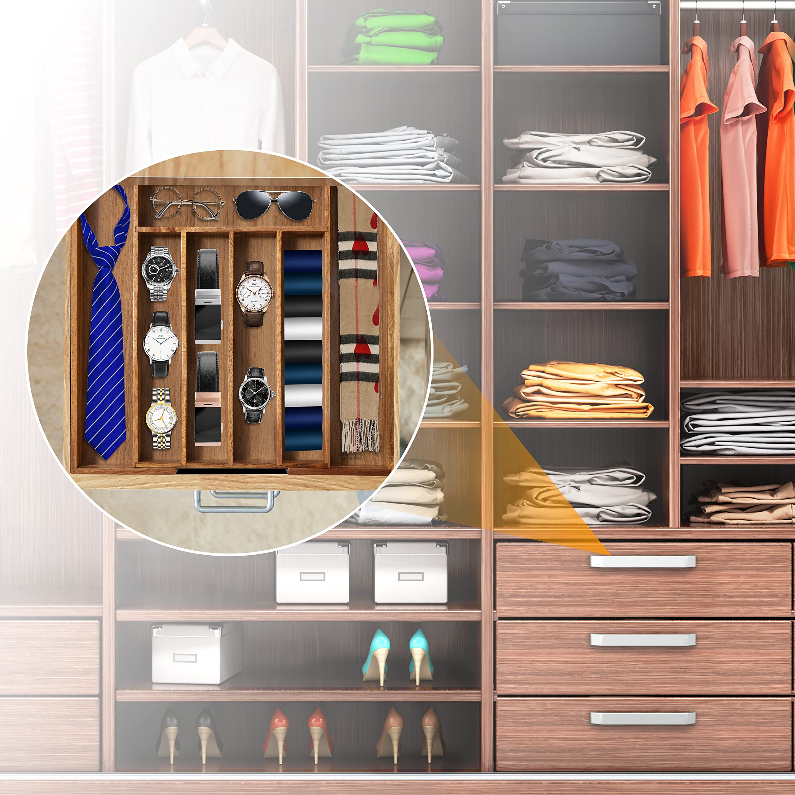 Bellsal No Odor Bamboo Tray preserves a natural feel for family use.