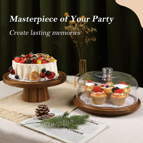 Bellsal shatterproof lid protects pastries while keeping presentation clear.