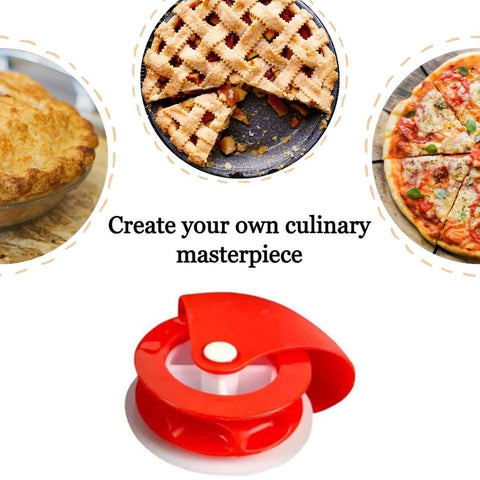 BELMAKS pasta and pastry tool shapes ravioli with decorative lines.