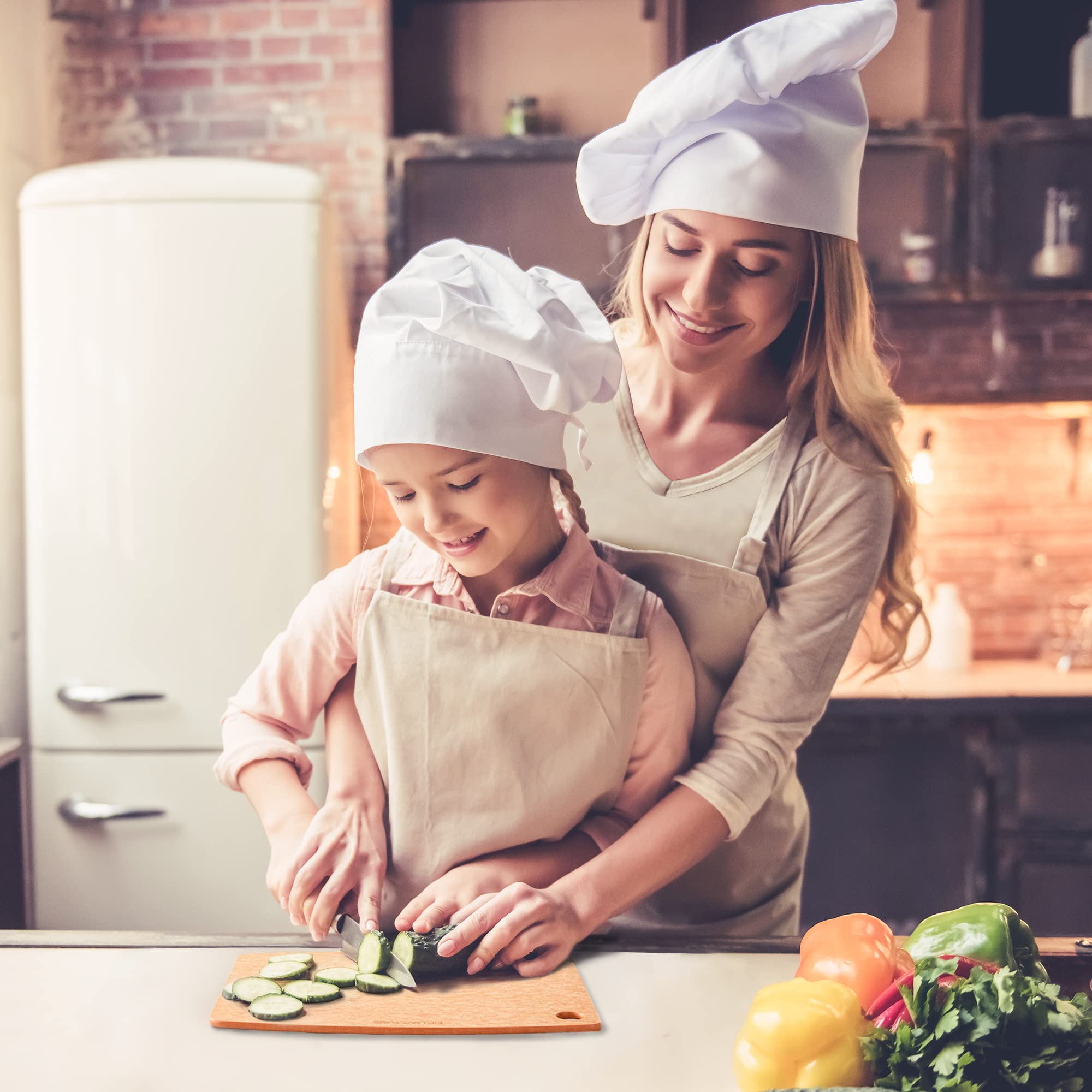 Belwares compact cutting board fits small counters for versatile prep.