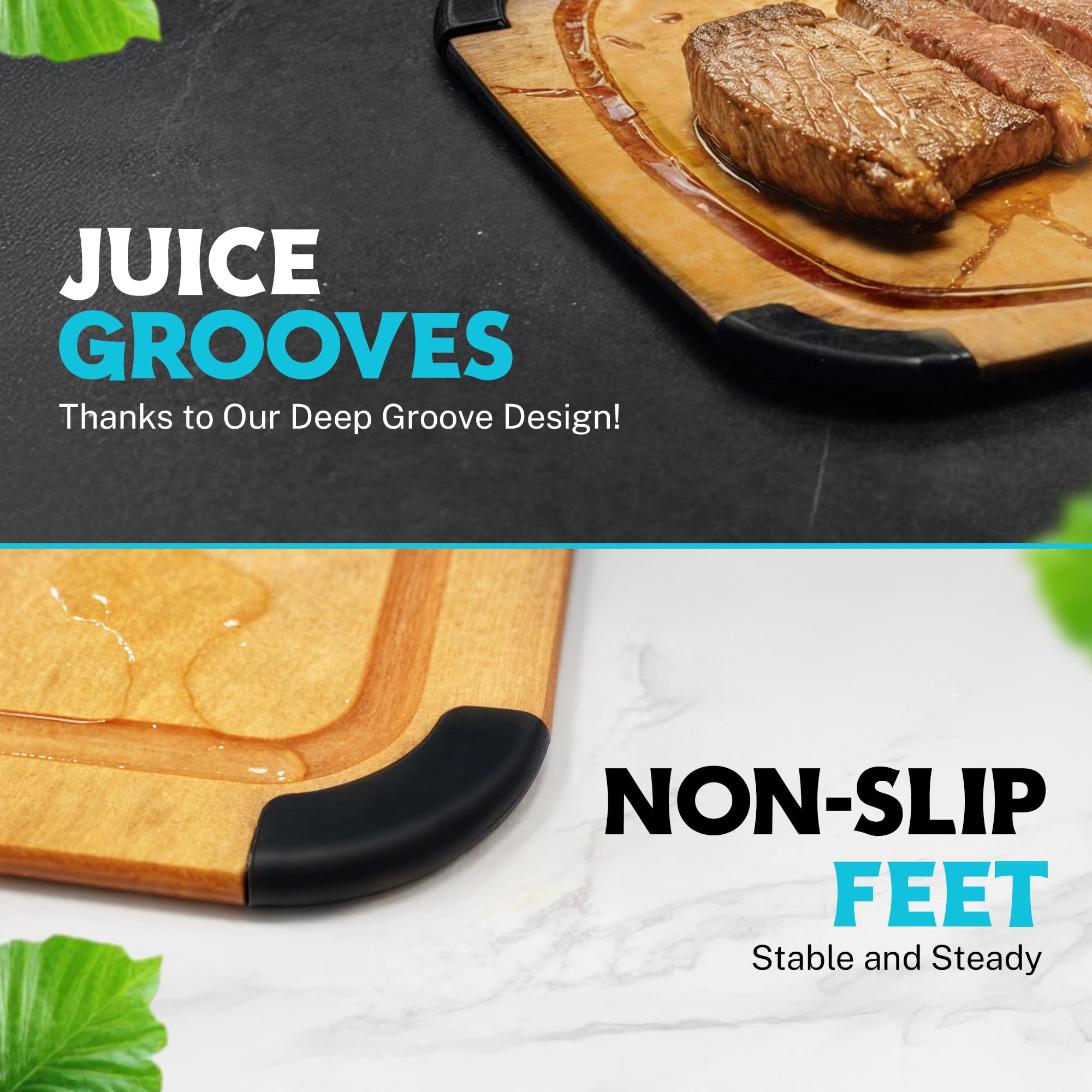 Belwares durable cutting boards heat resistant up to 230°F.