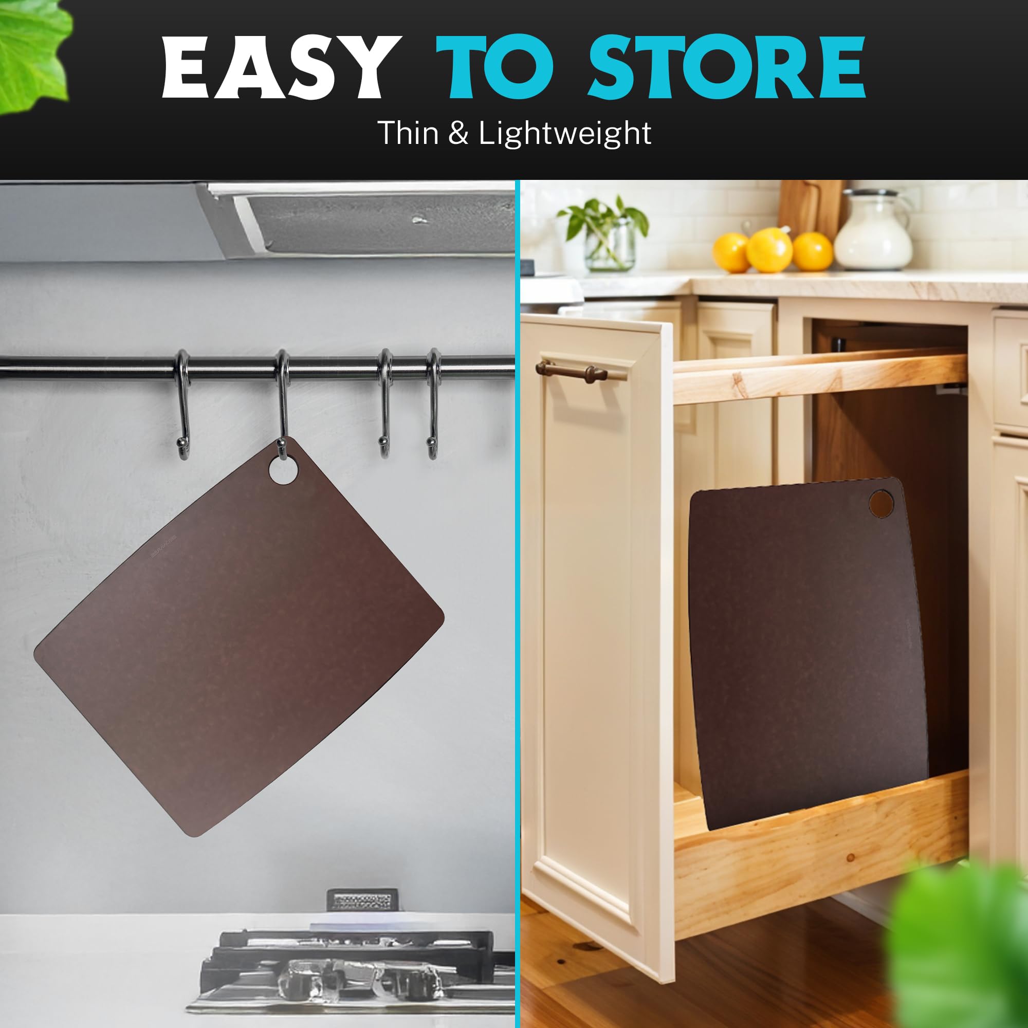 Belwares eco-friendly pine-fiber cutting board from FSC process