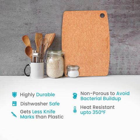 Belwares heat-resistant cutting board withstands daily use up to 350°F