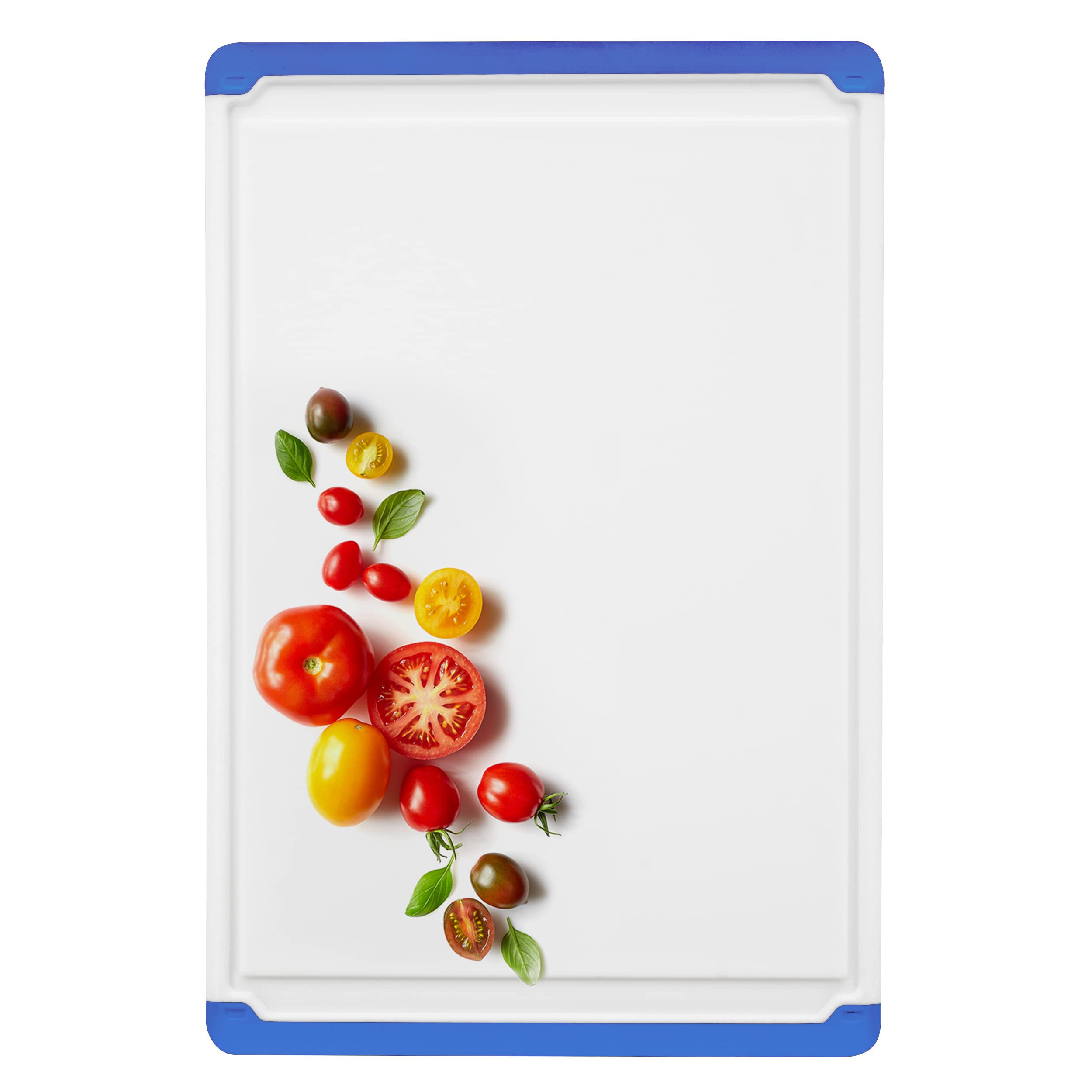 Belwares heavy-duty thick plastic board resists wear on busy counters