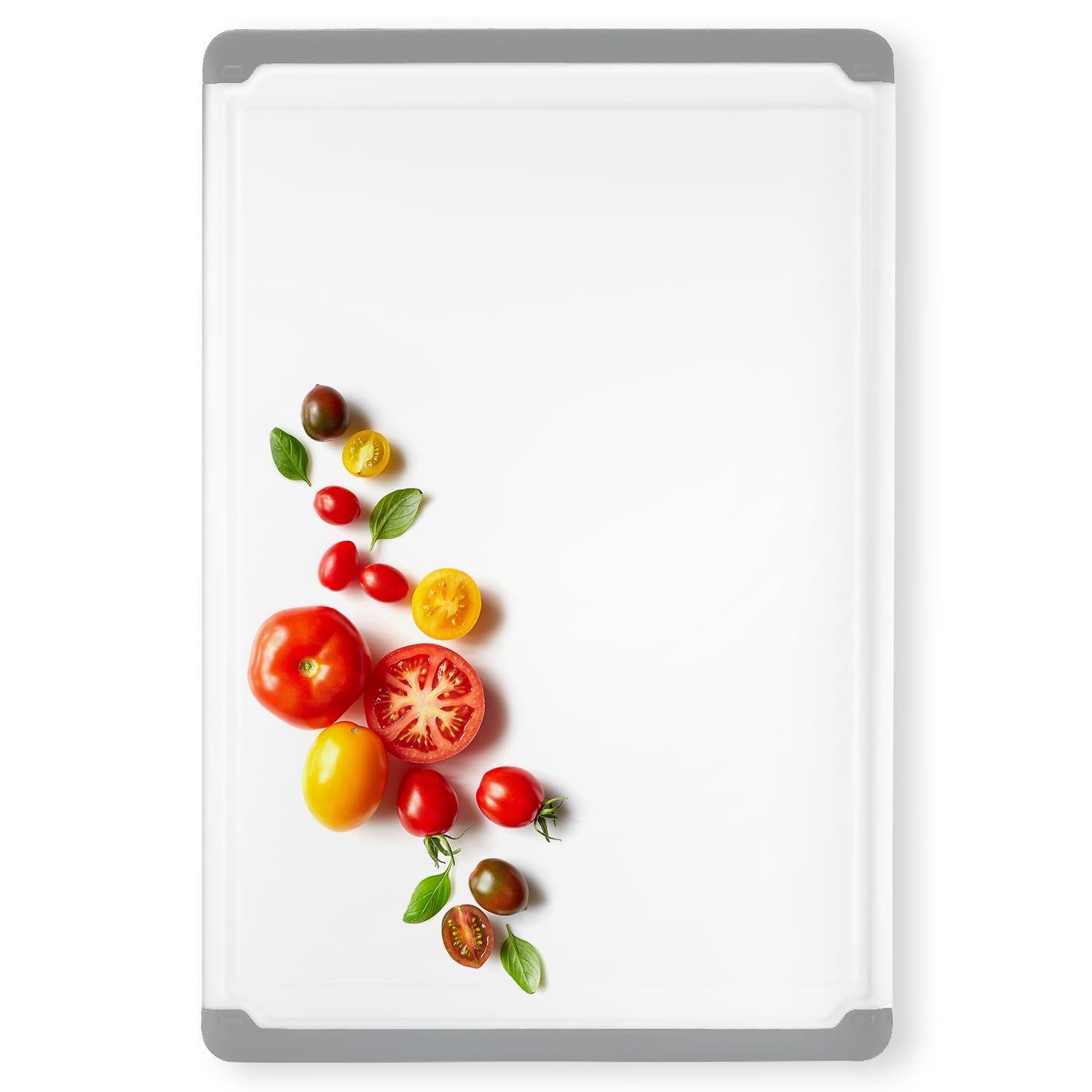 Belwares large cutting board grey reversible sides for versatile tasks.