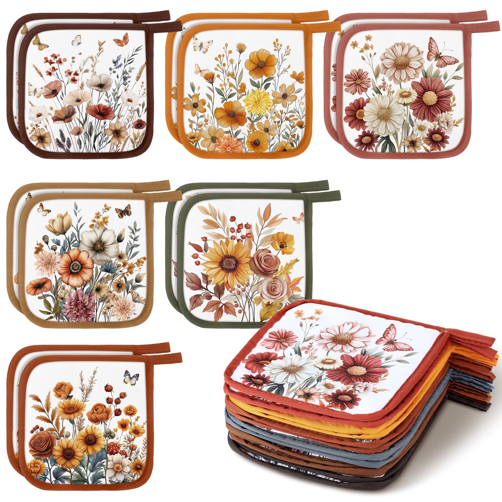 Bencailor flower pot holder with hanging loop for easy kitchen access.