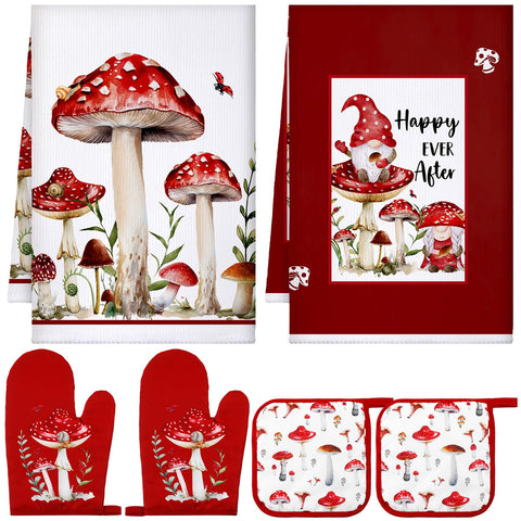 Bencailor mushroom kitchen towel drying dishes with absorbent microfiber