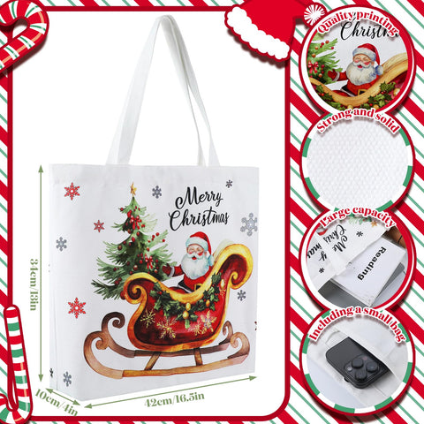 Bencailor Santa design tote, perfect for daily errands.