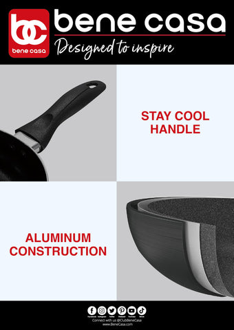 Bene Casa aluminum body is lightweight yet durable.