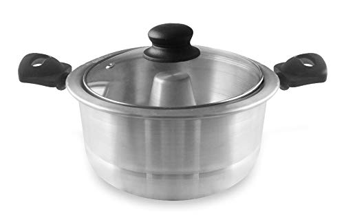 Bene Casa double boiler with safe, easy-to-grip handles.